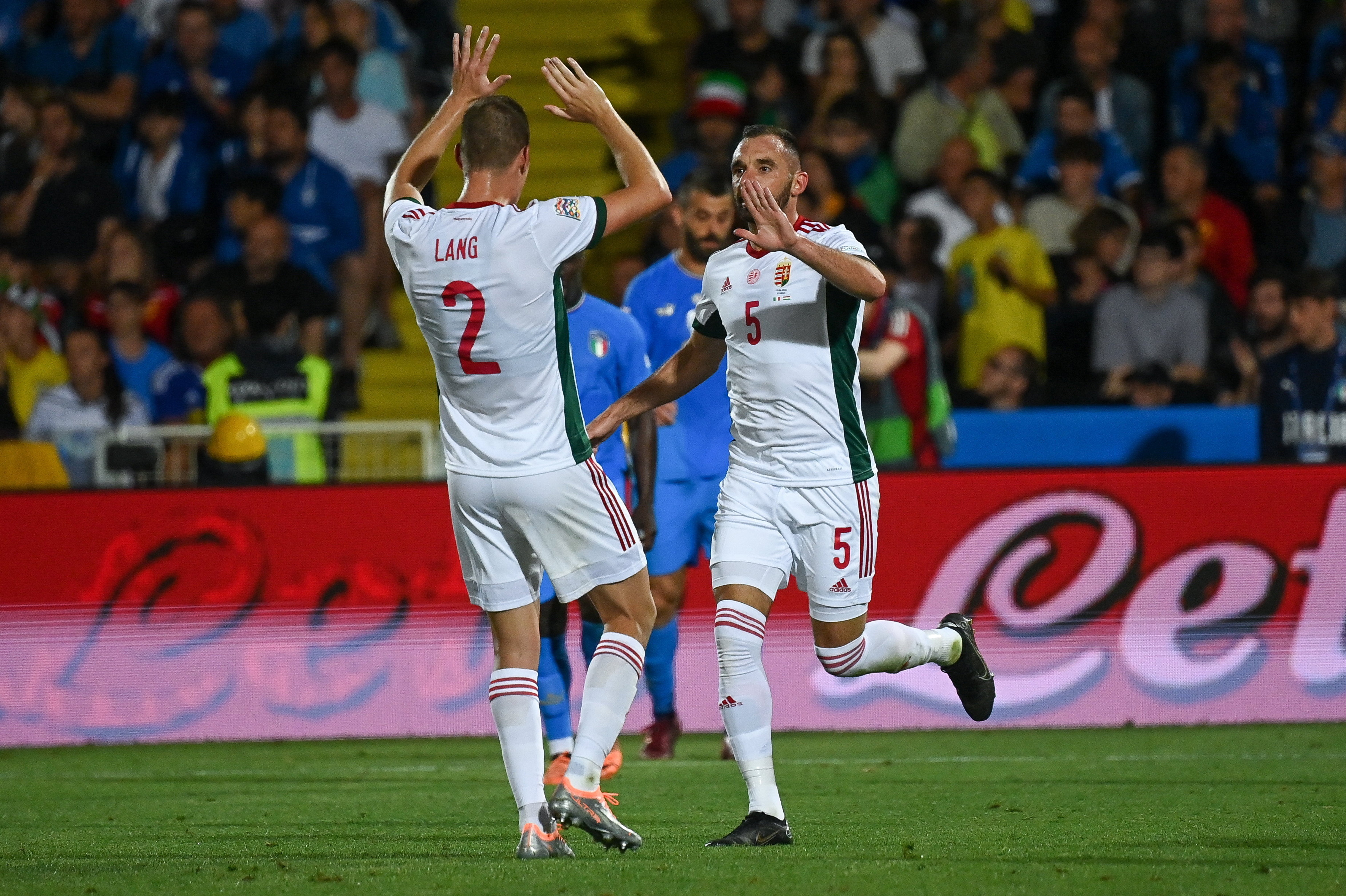 Fiola Attila a világbajnok Franciaország után az Eb-győztes Olaszország ellen is az egyik főszereplő volt Fotó: MTI/Illyés Tibor